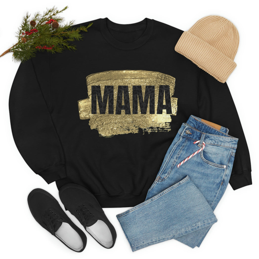 Gold and Black Leopard Mama Sweatshirt product image 2