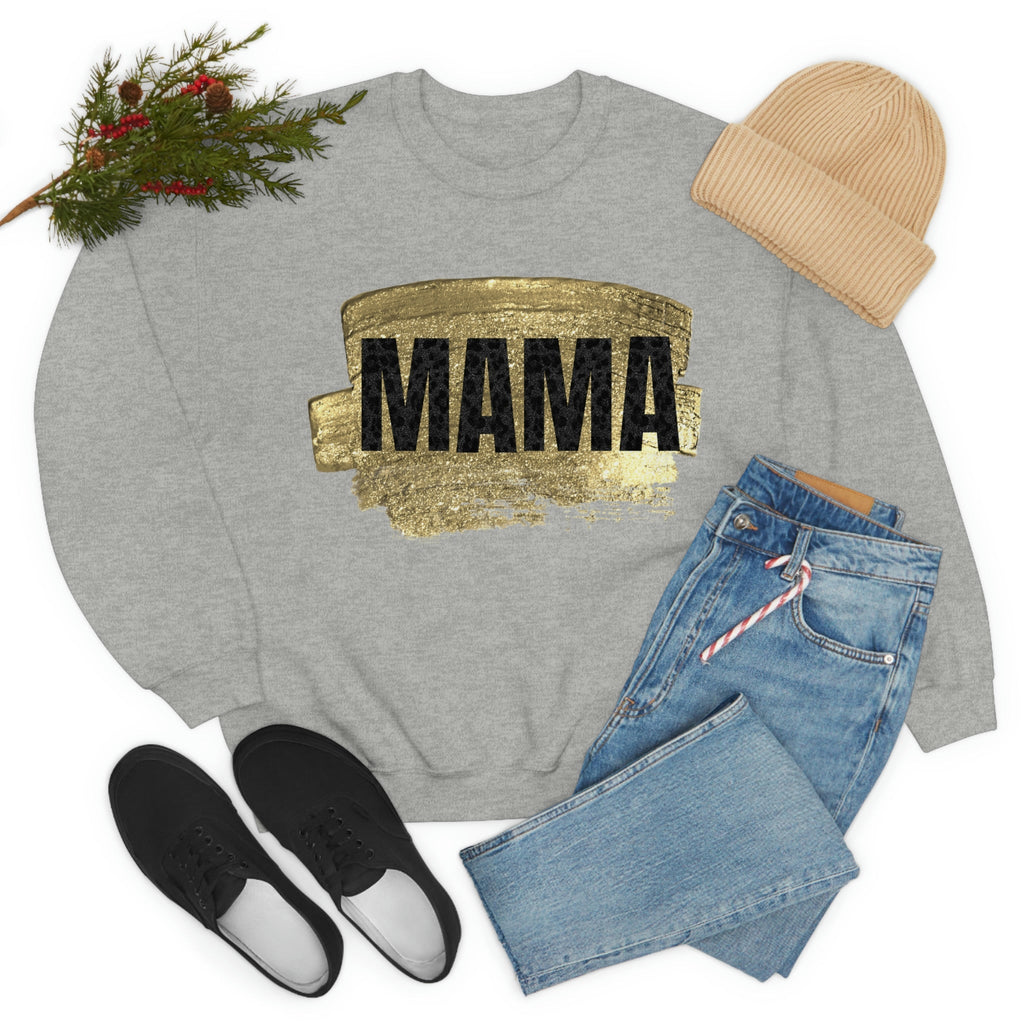 Gold and Black Leopard Mama Sweatshirt product image 4