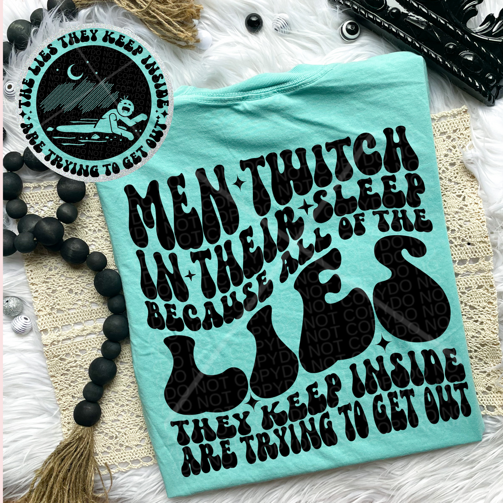 Men twitch in their Sleep Comfort Colors Tee product image 1
