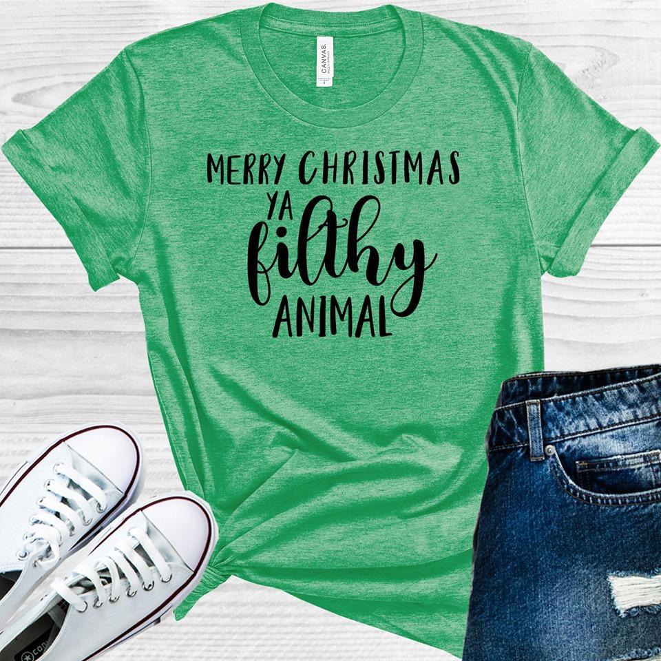 Merry Christmas Ya Filthy Animal Graphic Tee product image 1