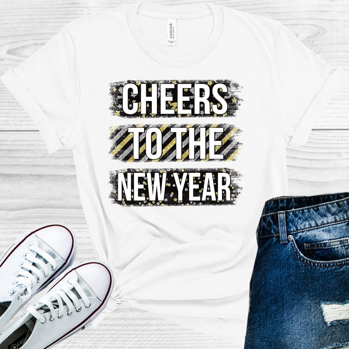 Cheers to the New Year Graphic Tee product image 1