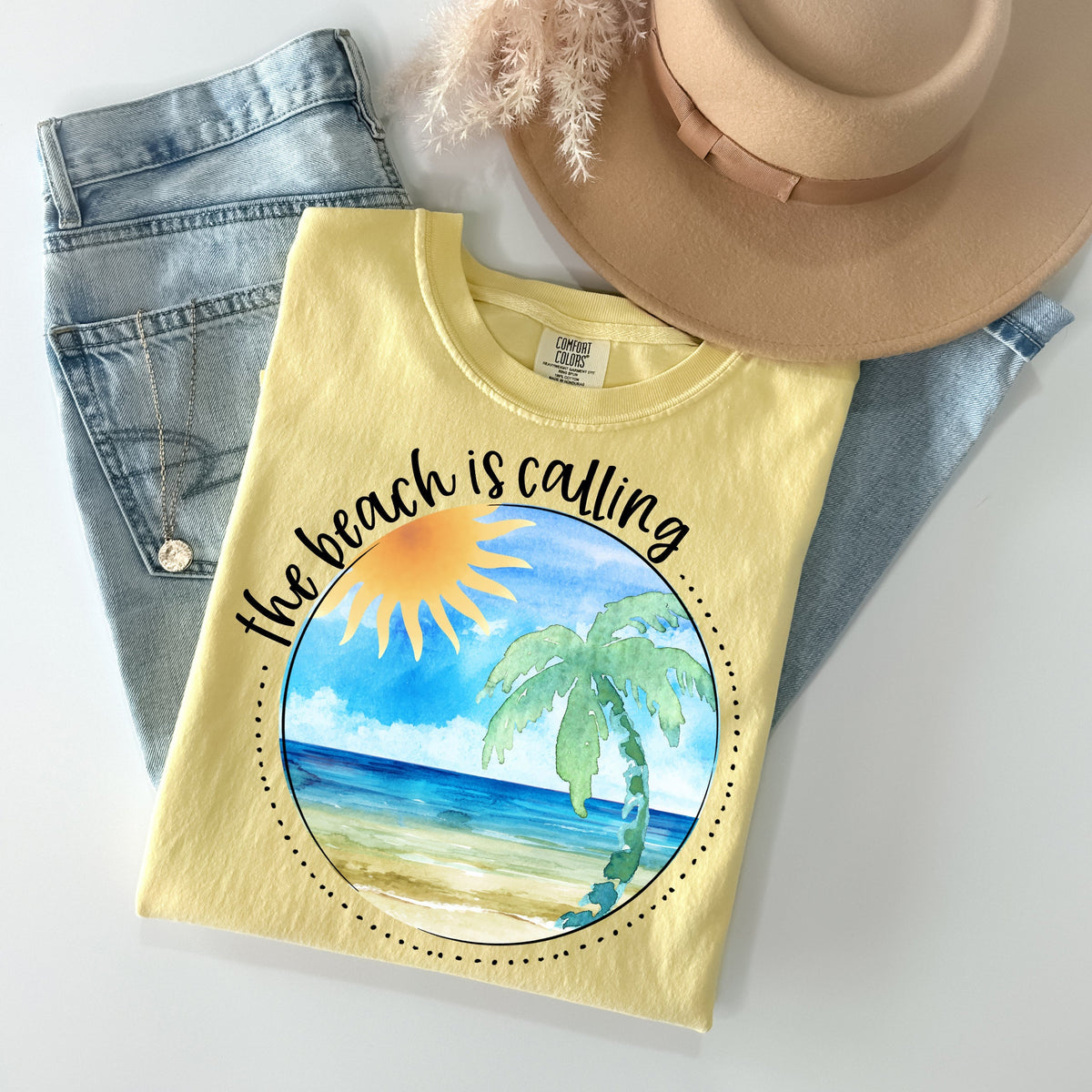 The Beach is Calling Graphic Tee product image 1
