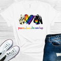 Peace Love Free Mom Hugs Graphic Tee product image 1