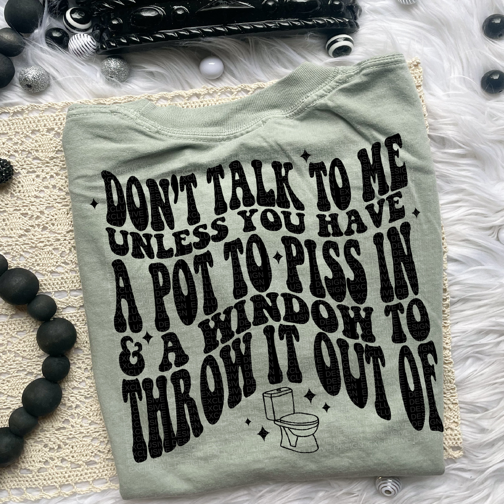 Pot to Piss In Comfort Colors T-shirt product image 1