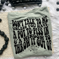 Pot to Piss In Comfort Colors T-shirt product image 1