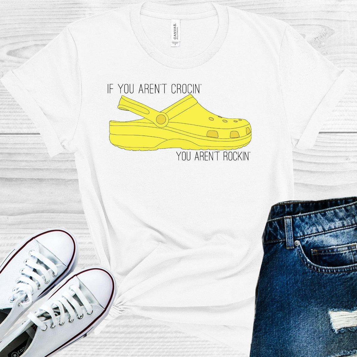 If You Aren't Crocin Rockin Graphic Tee product image 1