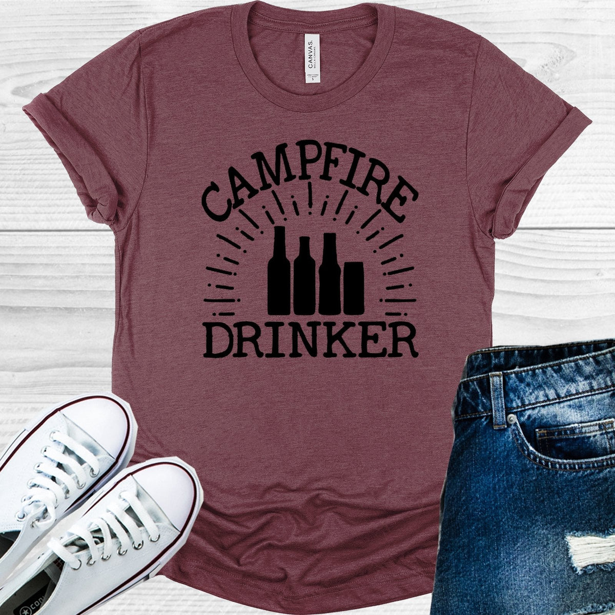 Campfire Drinker Graphic Tee product image 1
